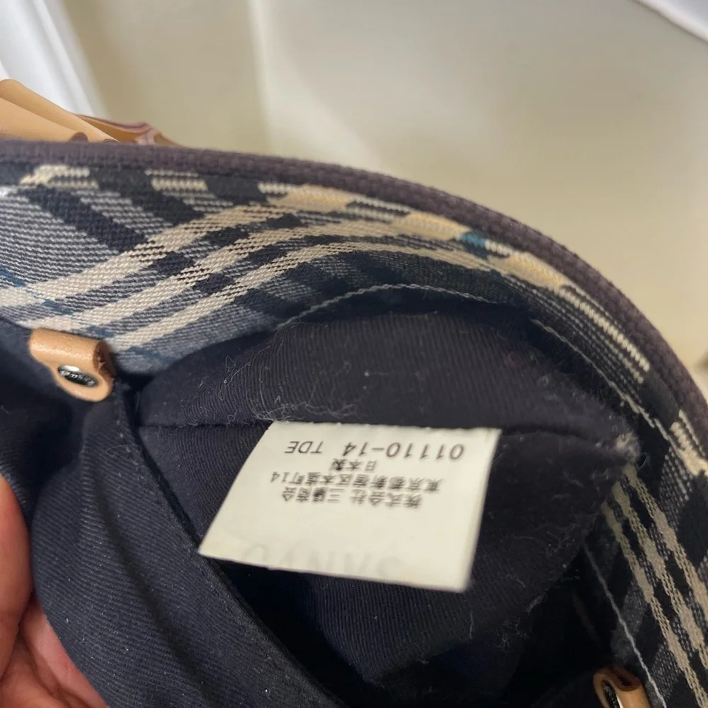 Burberry Blue Label Canvas Tote Bag EUC - Picture 11 of 15